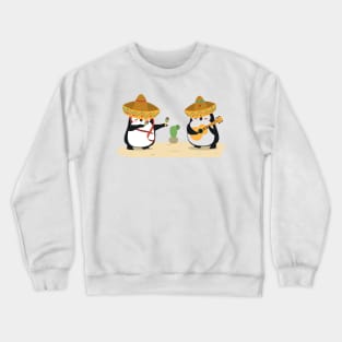 Penguins in sombrero Crewneck Sweatshirt